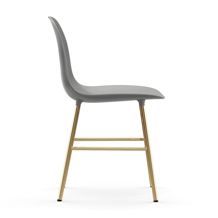 Form stoel messing poten, Grijs Normann Copenhagen
