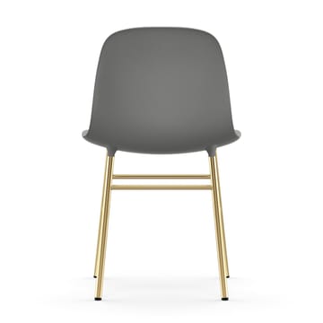 Form stoel messing poten - Grijs - Normann Copenhagen