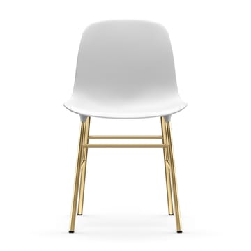 Form stoel messing poten - Wit - Normann Copenhagen