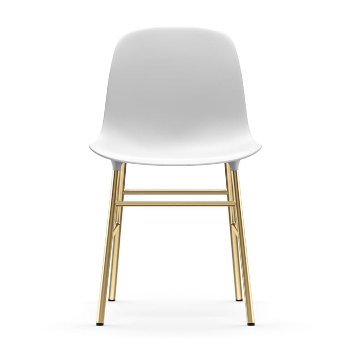 Form stoel messing poten - Wit - Normann Copenhagen