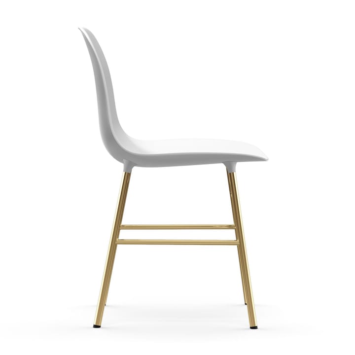 Form stoel messing poten, Wit Normann Copenhagen