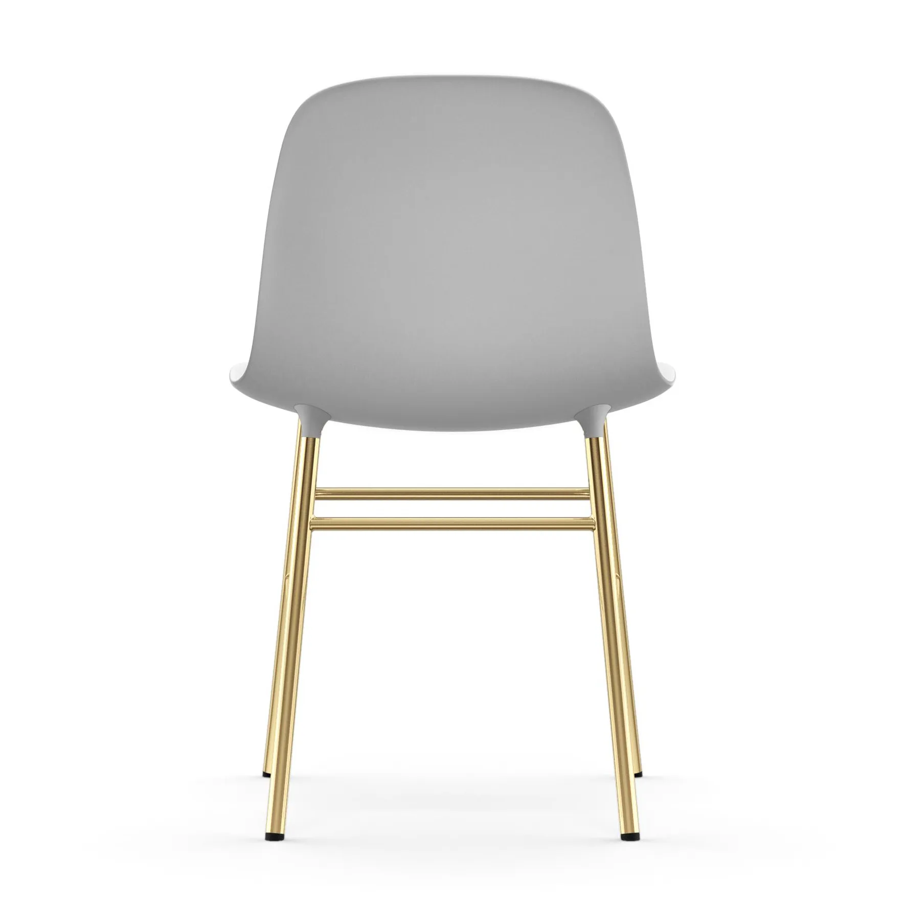 Form stoel messing poten, Wit Normann Copenhagen