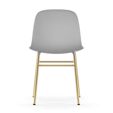 Form stoel messing poten - Wit - Normann Copenhagen