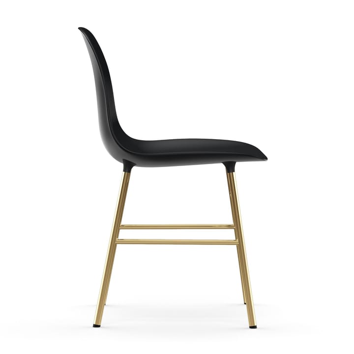 Form stoel messing poten, Zwart Normann Copenhagen