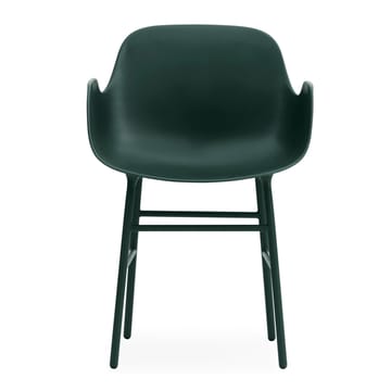 Form stoel met armleuningen metalen poten - Groen - Normann Copenhagen