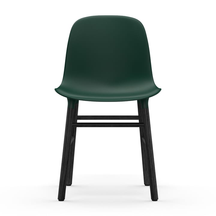 Form stoel zwarte poten, Groen Normann Copenhagen