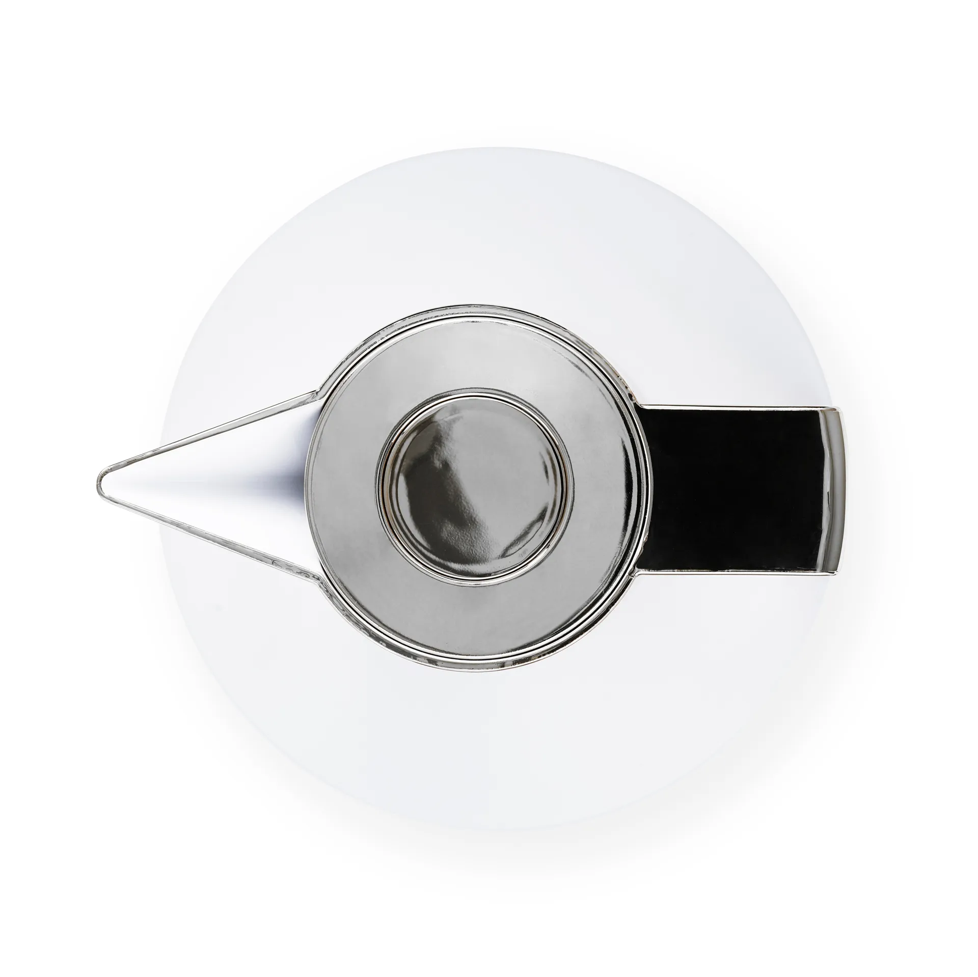 Geo thermoskan 1,5 l, Wit-zilver Normann Copenhagen