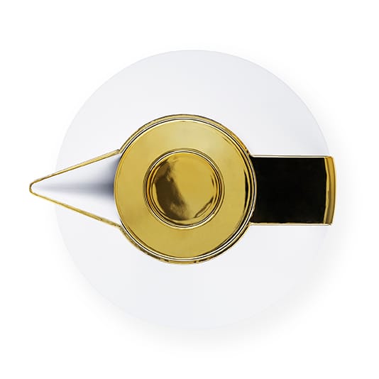 Geo vacuüm kan, Wit-goud Normann Copenhagen