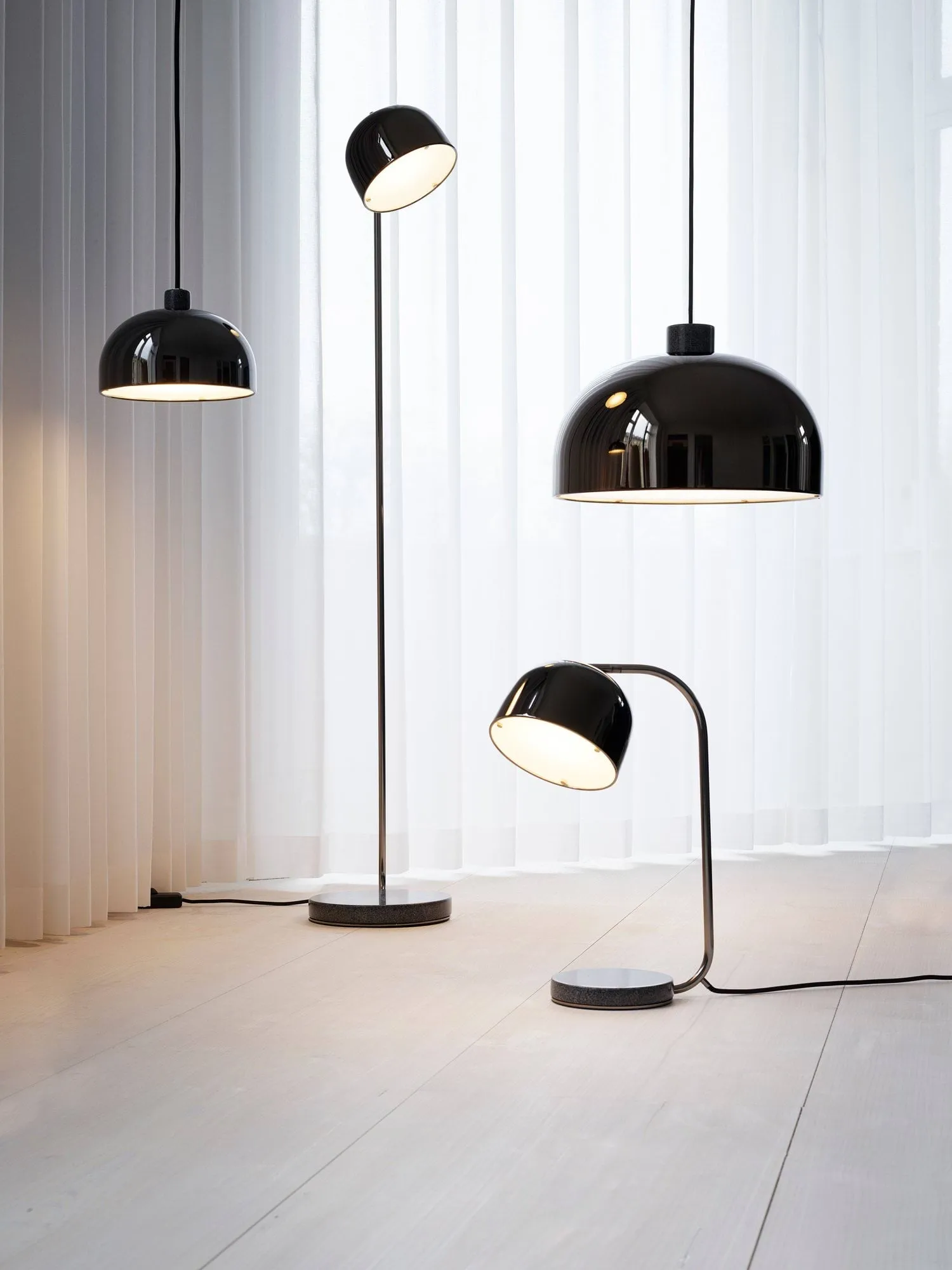 Grant hanglamp, zwart, klein- staal, graniet Normann Copenhagen