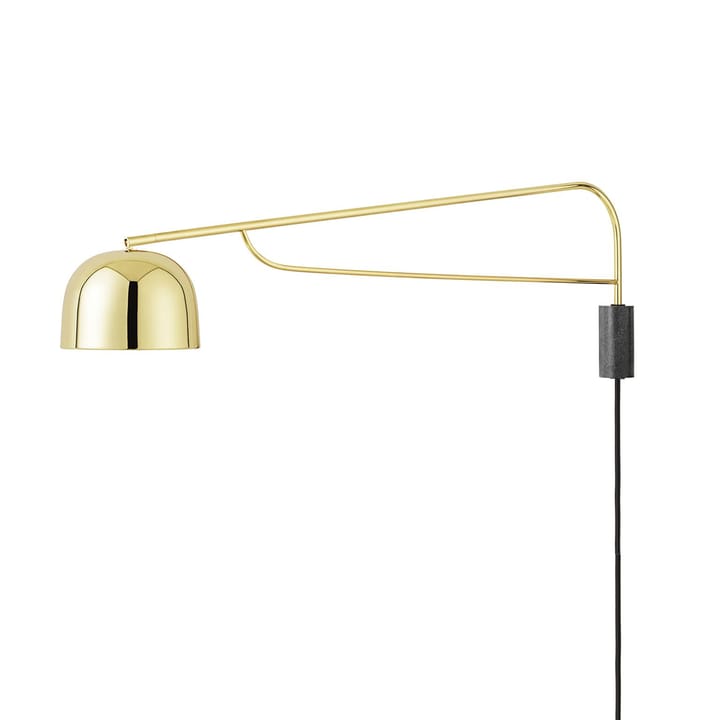 Grant muurlamp - brass, groot- staal, graniet - Normann Copenhagen