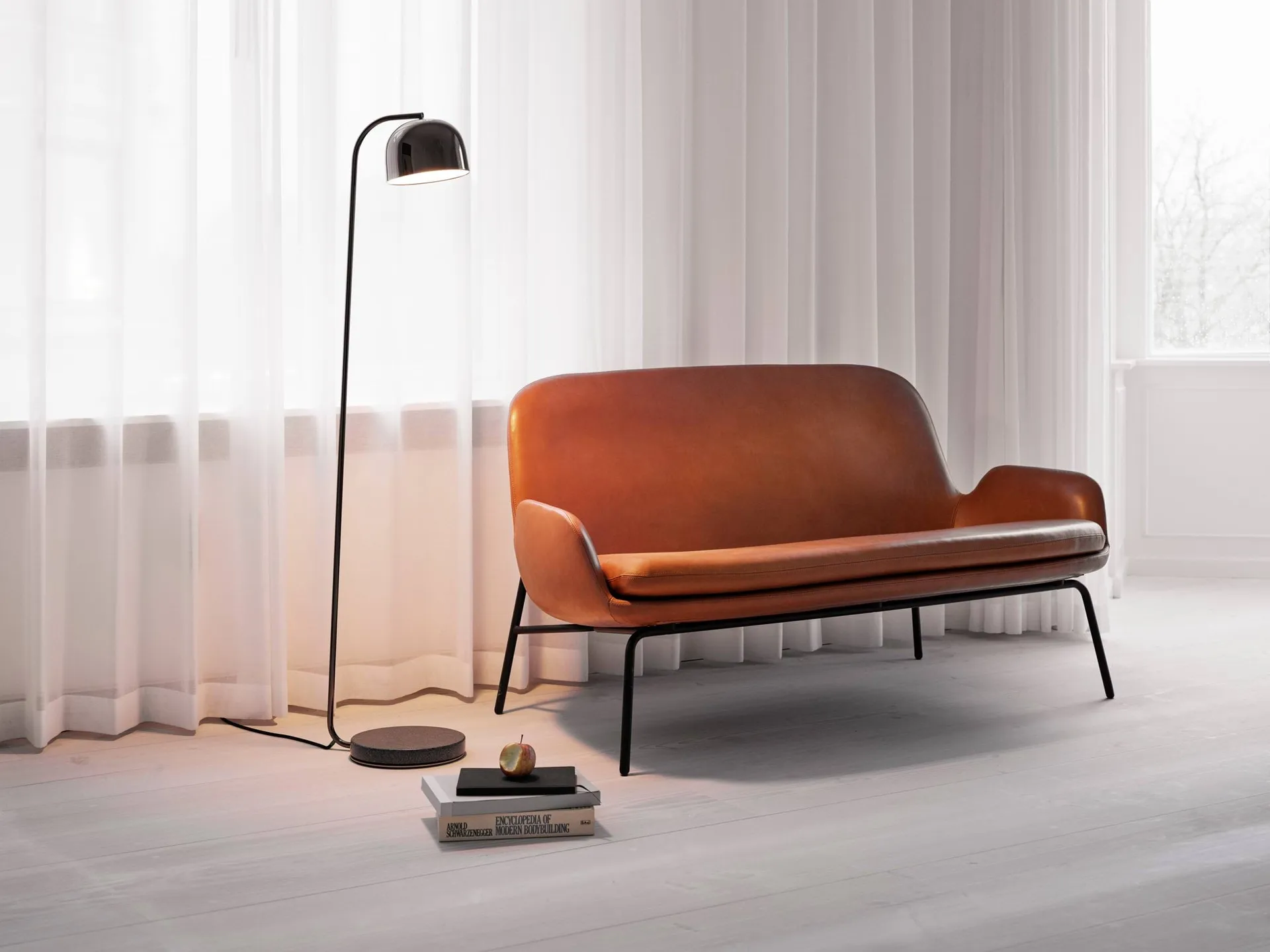 Grant vloerlamp, black Normann Copenhagen