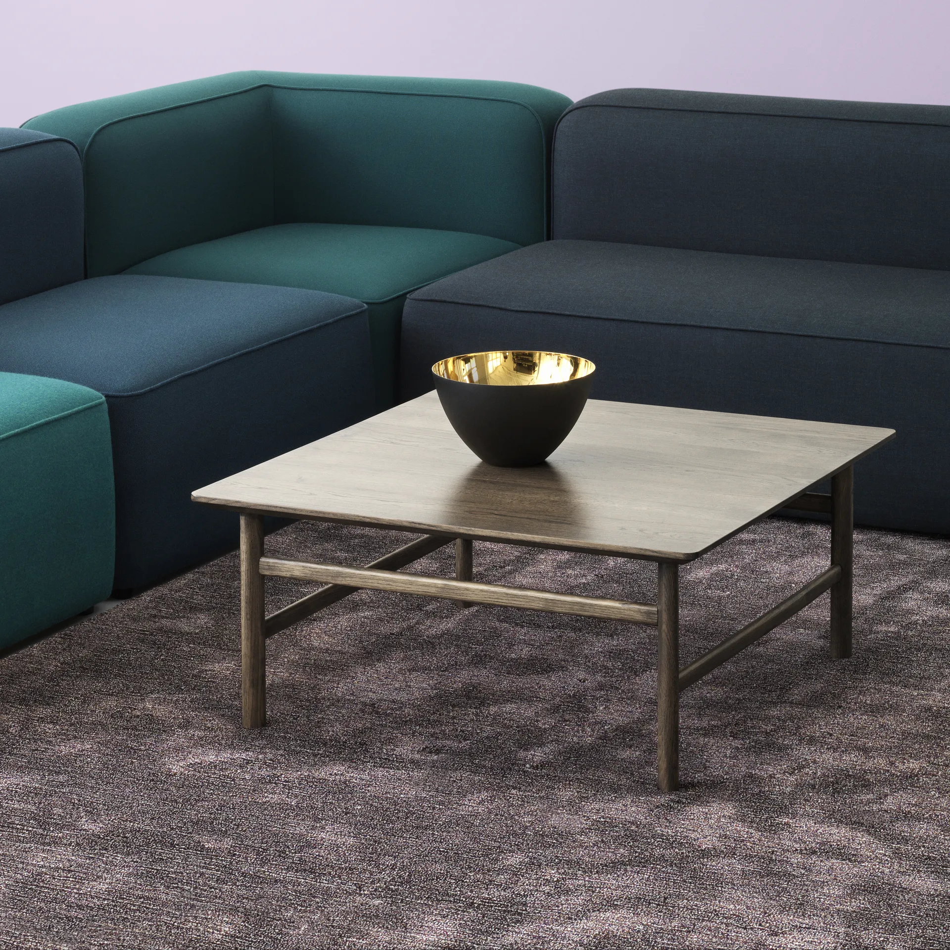 Grow salontafel, eikenhout rookgebeitst, medium Normann Copenhagen