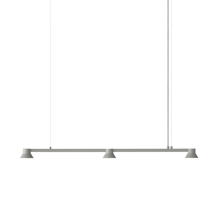Normann Copenhagen Hat hanglamp linear klein Warm grijs