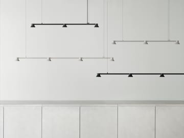 Hat hanglamp linear klein - Warm grijs - Normann Copenhagen