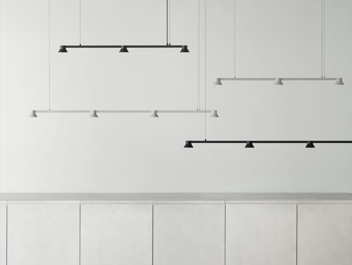 Hat hanglamp linear klein, Warm grijs Normann Copenhagen