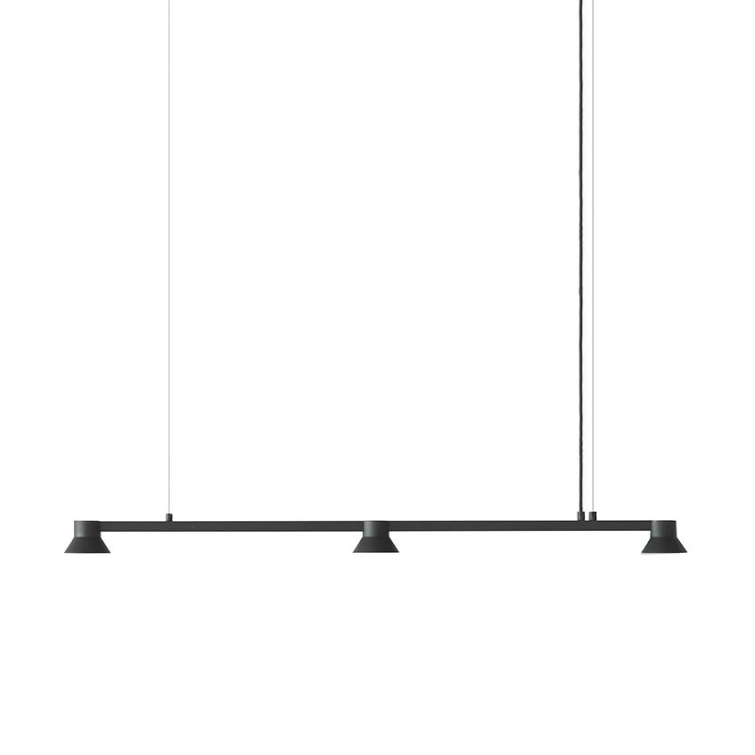 Normann Copenhagen Hat hanglamp linear klein Zwart