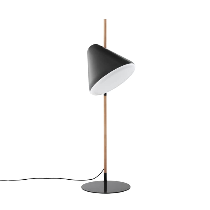 Hello vloerlamp, grey, beukenhouten voet Normann Copenhagen