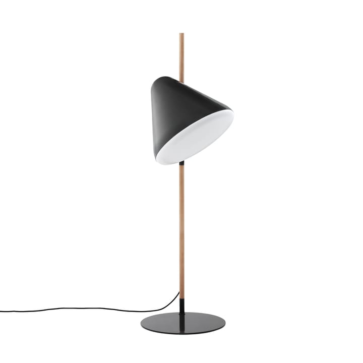 Hello vloerlamp - grey, beukenhouten voet - Normann Copenhagen