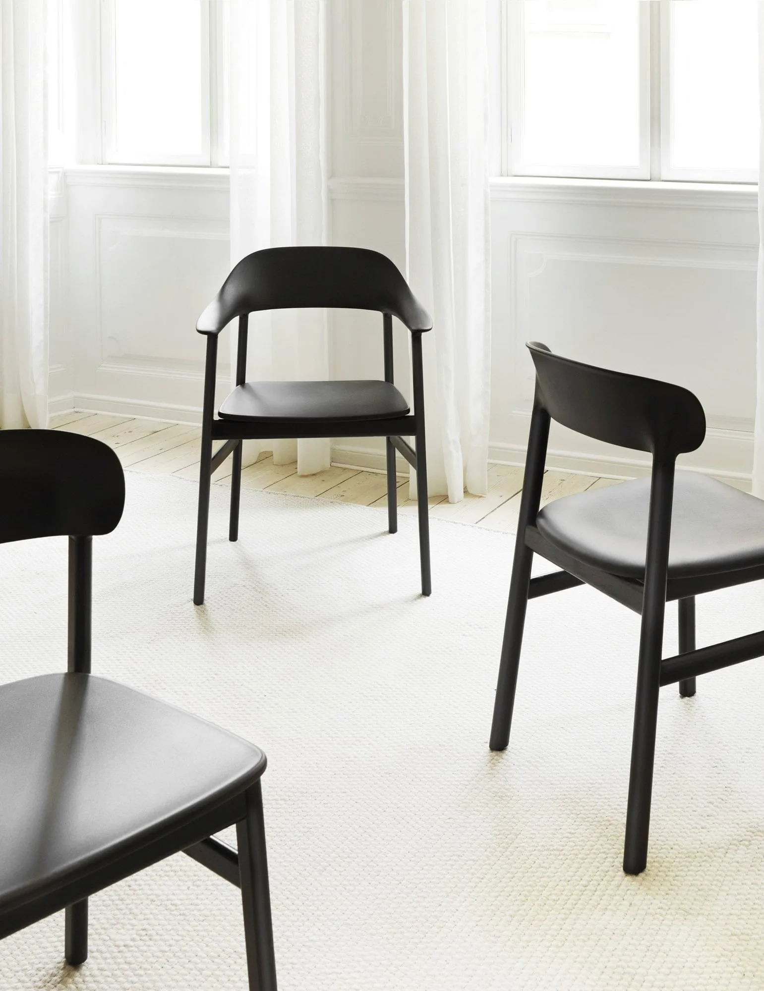 Herit stoel gerookt eikenhout, Grijs Normann Copenhagen