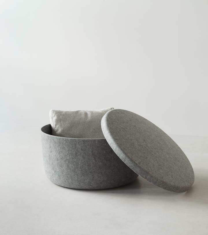 Hide Storage zitpoef groot, Grijs Normann Copenhagen