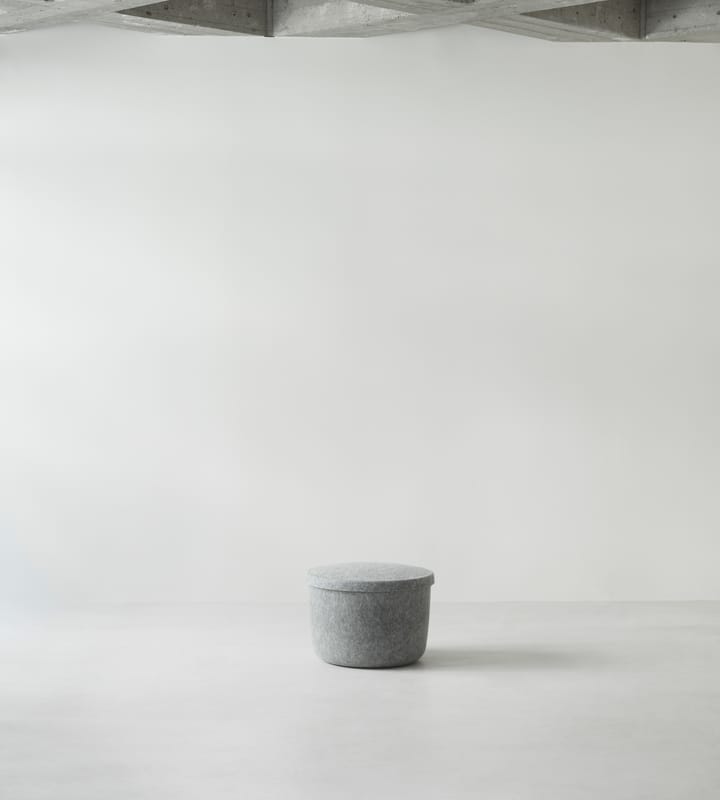 Hide Storage zitpoef klein, Grijs Normann Copenhagen