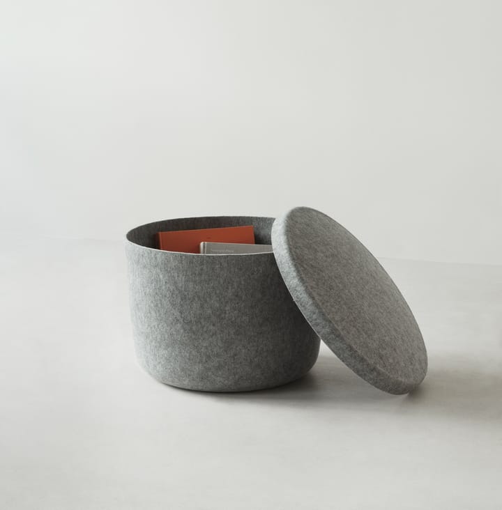 Hide Storage zitpoef klein, Grijs Normann Copenhagen