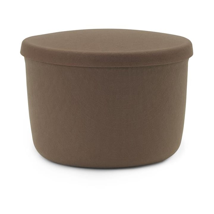 Hide Storage zitpoef klein, Kastanjebruin Normann Copenhagen