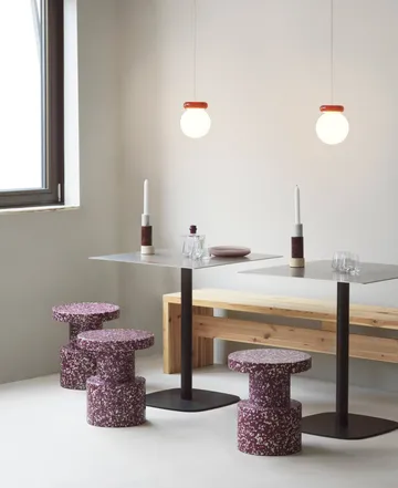 Hinx hanglamp - Bordeauxrood, Ø15x18 cm - Normann Copenhagen