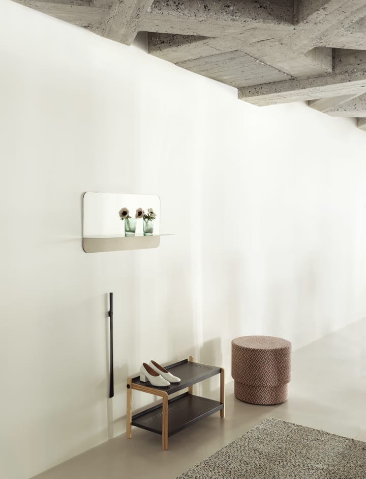 Horizon spiegel horizontaal, Roestvrij staal Normann Copenhagen