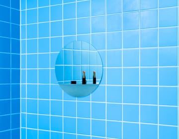 Horizon spiegel rond - Roestvrij staal - Normann Copenhagen