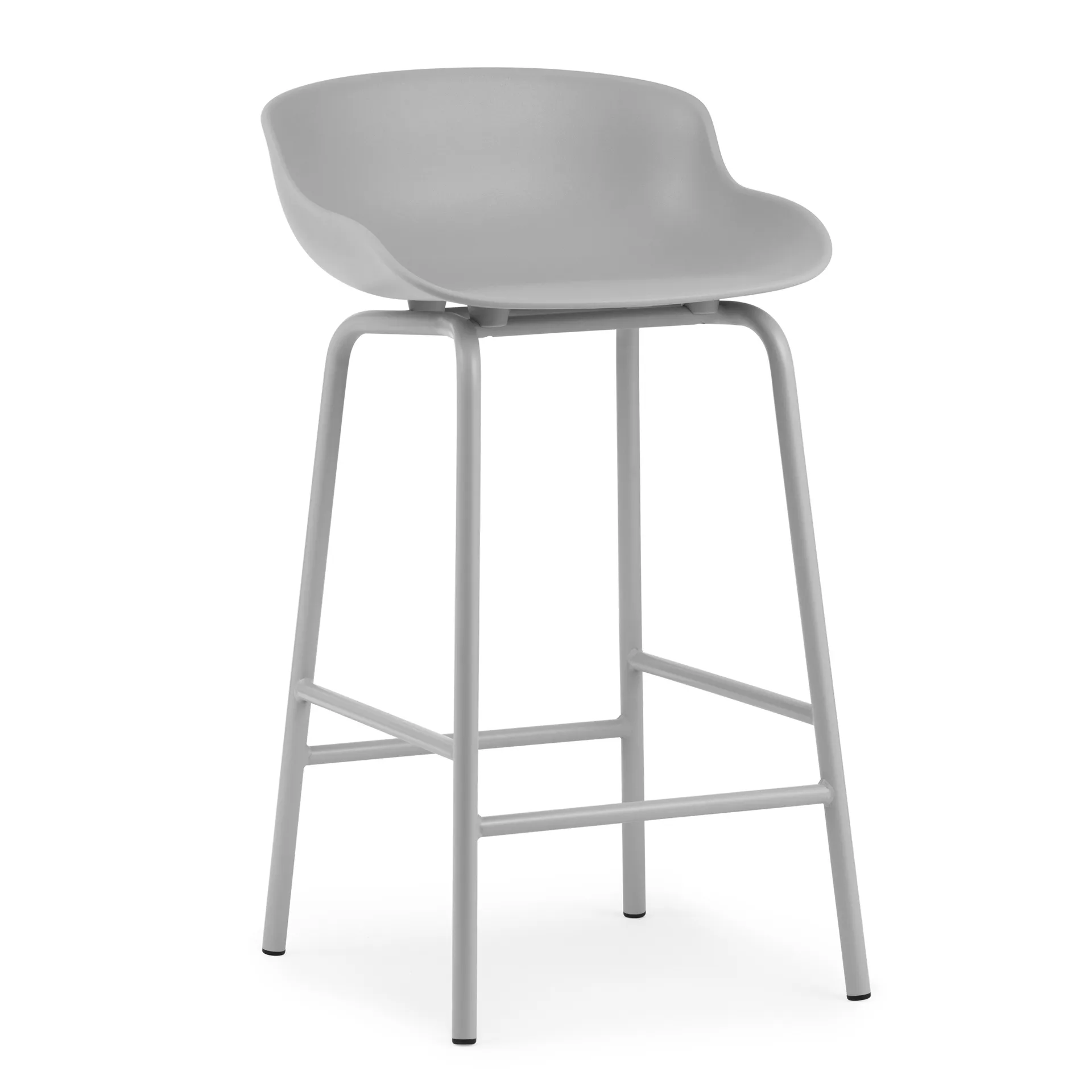 Hyg barkruk metalen poten 65 cm, Grijs Normann Copenhagen