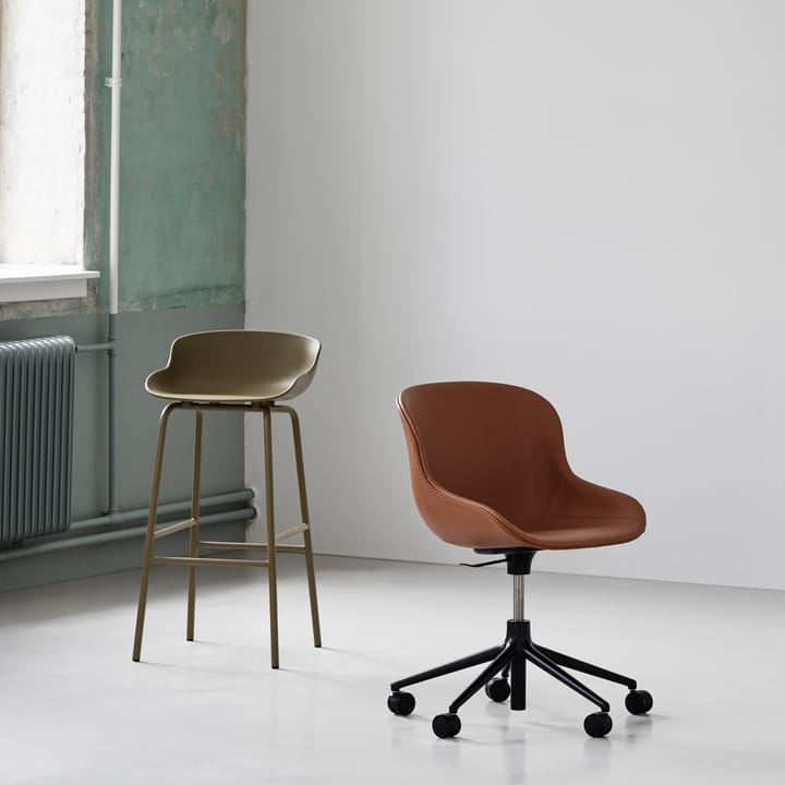 Hyg barkruk metalen poten 65 cm, Olijfgroen Normann Copenhagen