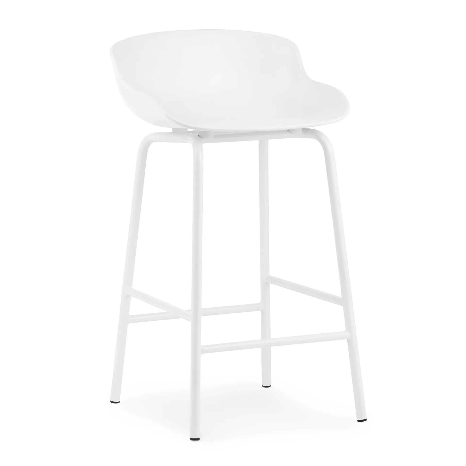 Hyg barkruk metalen poten 65 cm, Wit Normann Copenhagen