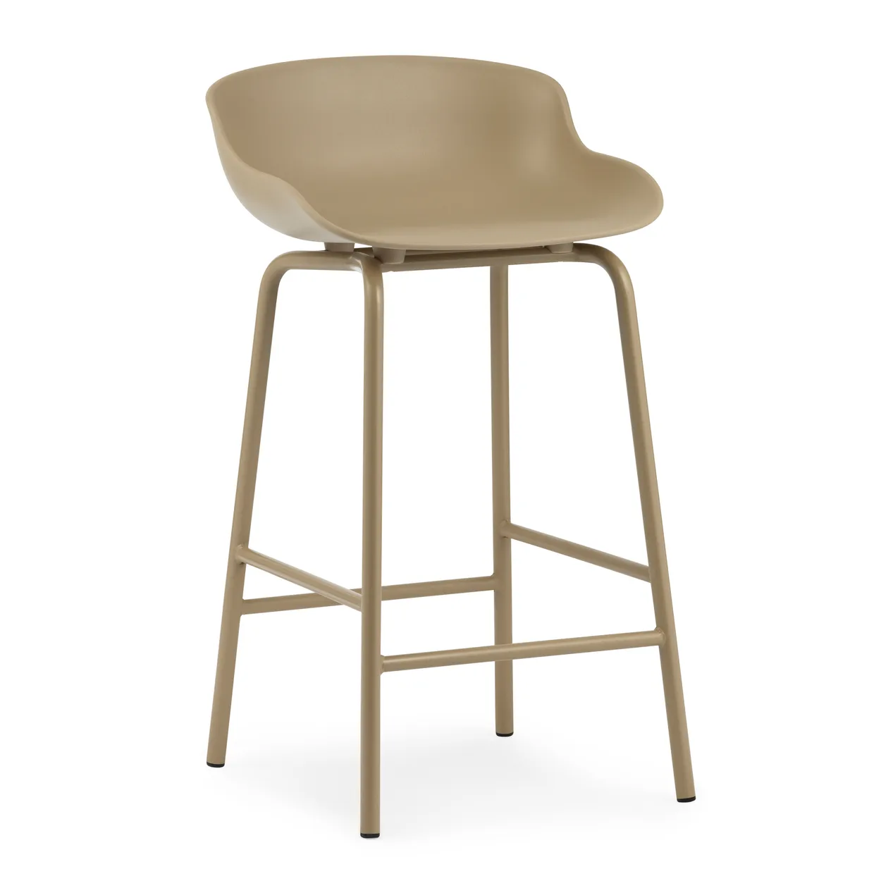 Normann Copenhagen Hyg barkruk metalen poten 65 cm Zand