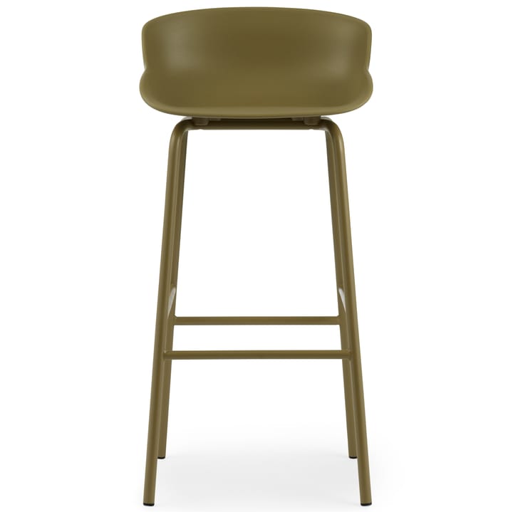 Hyg barkruk metalen poten 75 cm, Olijfgroen Normann Copenhagen