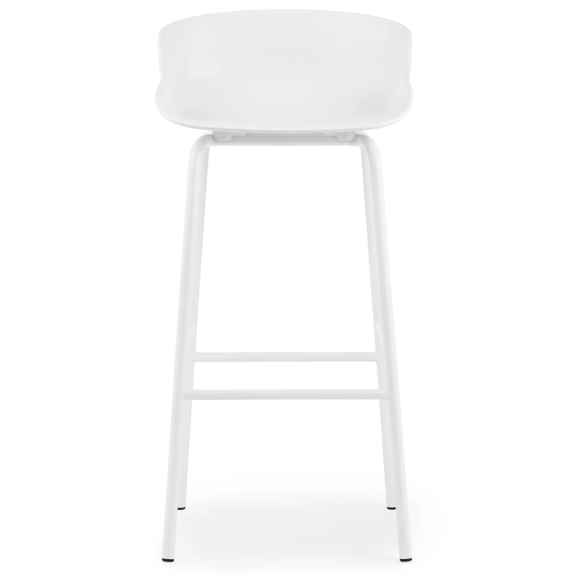 Hyg barkruk metalen poten 75 cm, Wit Normann Copenhagen