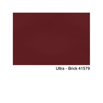 Hyg fauteuil - leer ultra 41579 brick, draaivoet van aluminium - Normann Copenhagen