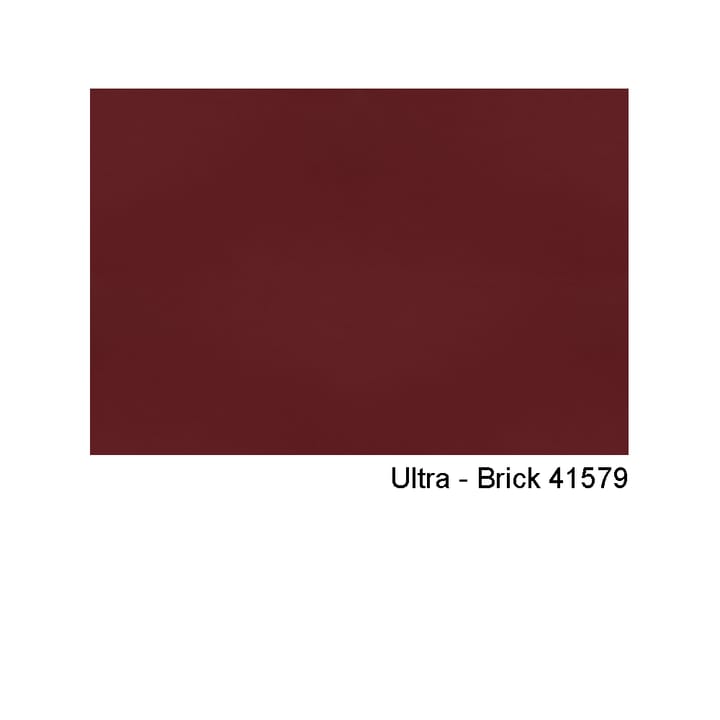 Hyg fauteuil, leer ultra 41579 brick, draaivoet van aluminium Normann Copenhagen