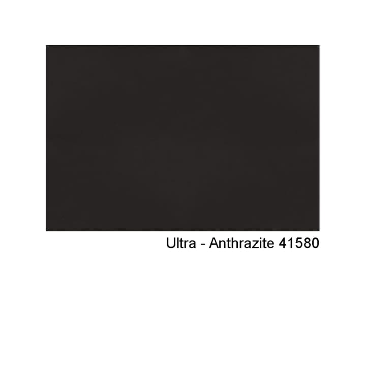 Hyg fauteuil, leer ultra 41580 antraciet, draaivoet van aluminium Normann Copenhagen