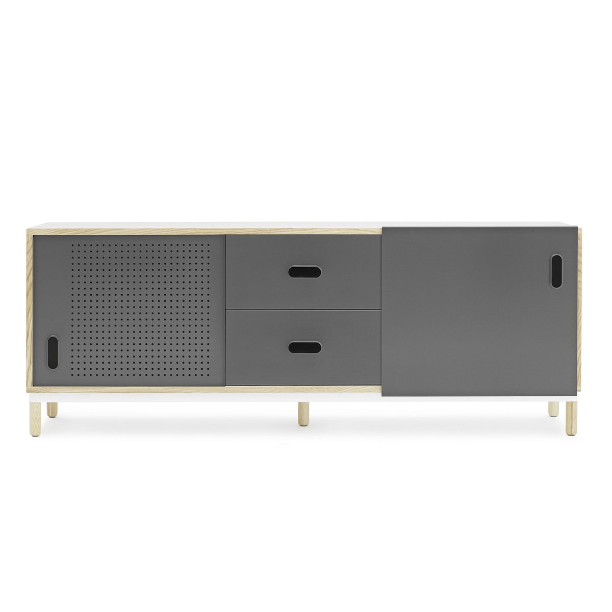Normann Copenhagen Kabino sideboard large grijs | Scandinavisch Interieur | Ladekasten & dressoirs | Grijs