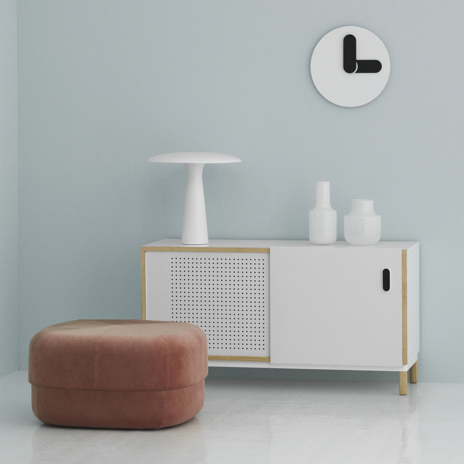 Kabino sideboard small, wit Normann Copenhagen