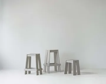 Let barkruk 65 cm - Light Grey - Normann Copenhagen