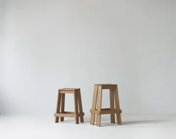 Let barkruk 65 cm - Oak - Normann Copenhagen