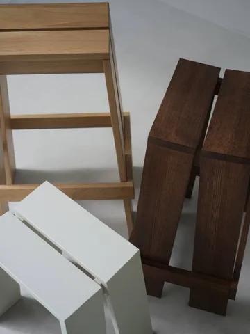 Let barkruk 65 cm - Oak - Normann Copenhagen