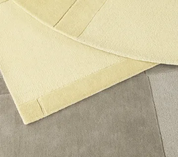 Level wollen vloerkleed - Light yellow, 170x240 cm - Normann Copenhagen