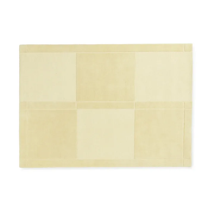 Level wollen vloerkleed - Light yellow, 250x350 cm - Normann Copenhagen