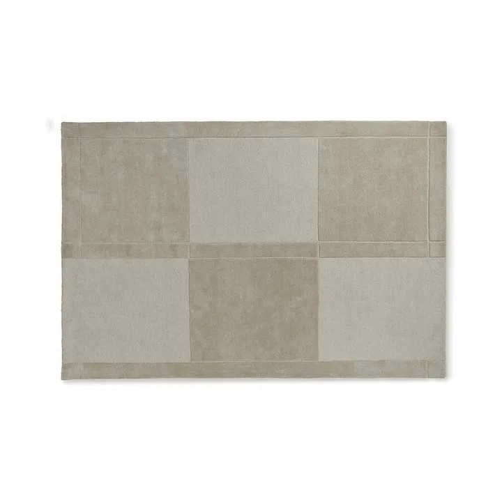 Level wollen vloerkleed - Warm grey, 200x300 cm - Normann Copenhagen