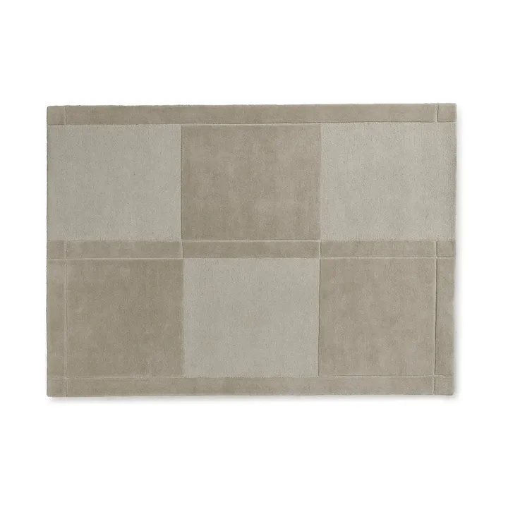 Level wollen vloerkleed - Warm grey, 250x350 cm - Normann Copenhagen