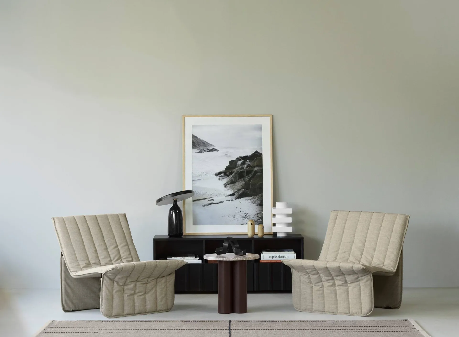 Limit loungestoel, Leer Ultra 41599 zwart Normann Copenhagen