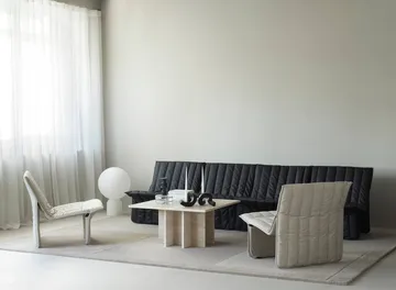 Limit loungestoel - Leer Ultra 41599 zwart - Normann Copenhagen
